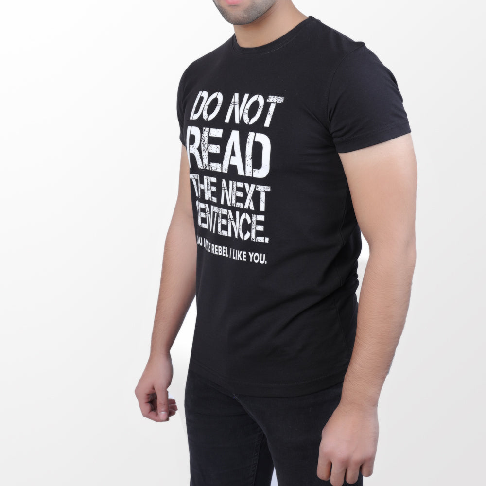 Graphic Don't Read Tee (Black)