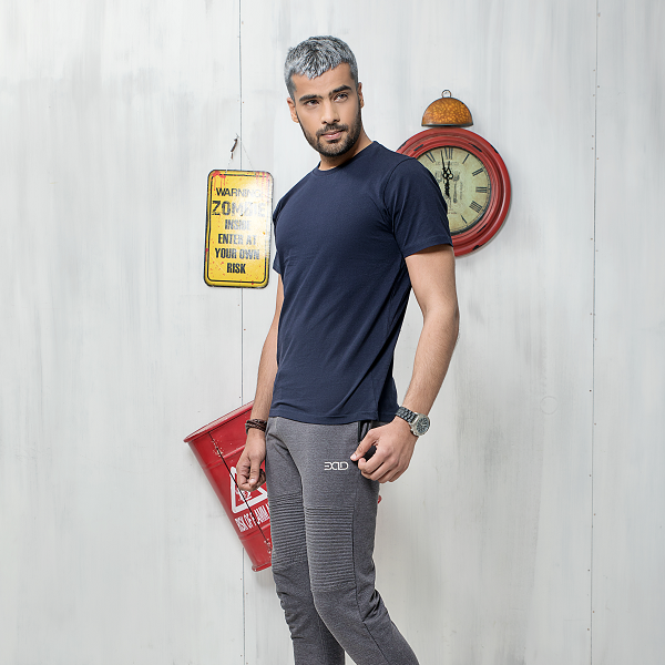 Short-Sleeve Tee (Navy Blue)