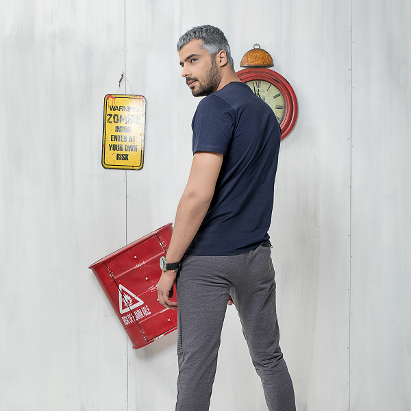 Short-Sleeve Tee (Navy Blue)