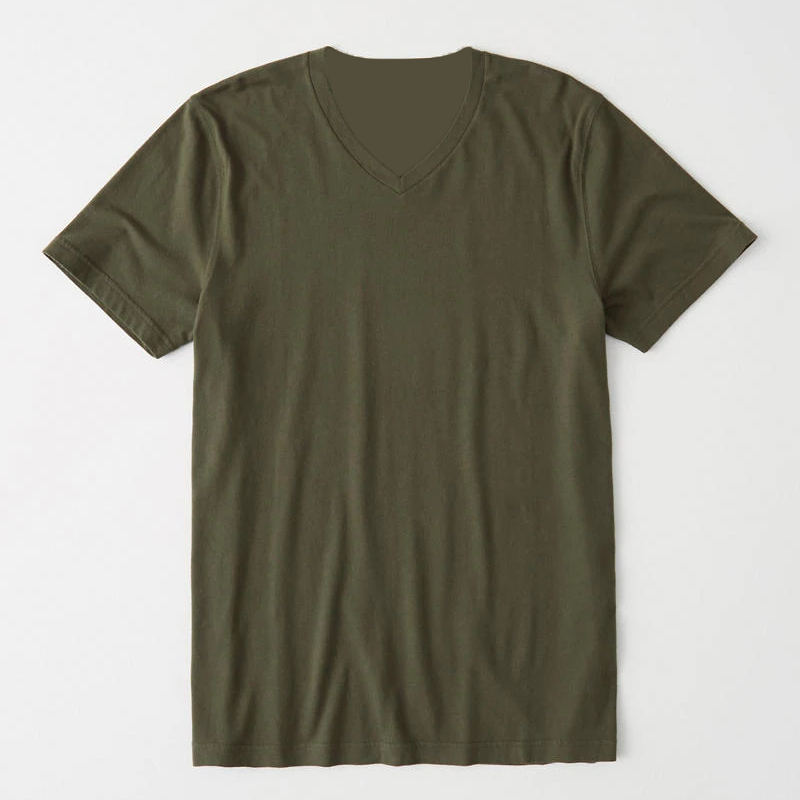Short-Sleeve V Tee (Olive)