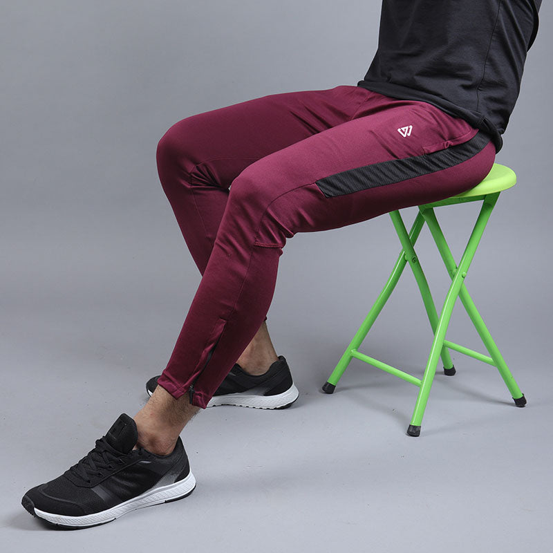Active Bottoms (Shiny Maroon)